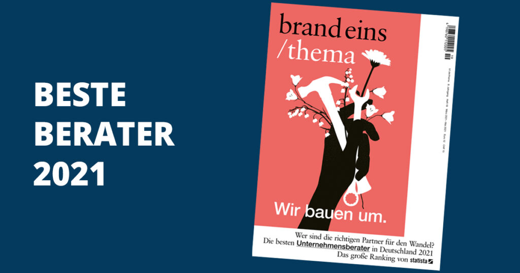 Beste Berater 2021 brand eins